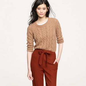 3/4 length sleeve fishermen sweater Jcrew